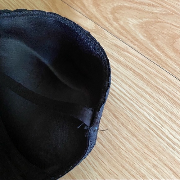 Kensie Lingerie Black Lace Trim Push Up Bra 36C - Picture 6 of 9